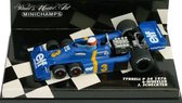 Tyrrell P34 1976 6-Wheeler J. Scheckter (Blauw) (12 cm) 1/43 MiniChamps - Modelauto - Schaalmodel - Model auto - Miniatuurautos - Miniatuur auto