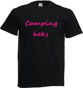 T shirt camping heks maat XL