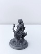 3D Printed Miniature - Ranger Female 01 - Dungeons & Dragons - Hero of the Realm KS