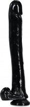 XXLTOYS - Charles - Large Dildo - Inbrenglengte 38 X 6 cm - Black - Uniek Design Realistische Dildo – Stevige Dildo – voor Diehards only - Made in Europe