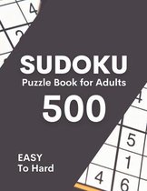 Sudoku Puzzle Book For Adults Easy To Hard