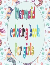 Mermaid coloring book for girls