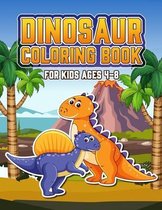 Dinosaur Coloring Book for Kids Ages 4-8