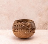 Coconut Bowls - Balanced Candle Holder - Kokosschaal Kaarshouder -  Handgemaakt in Vietnam