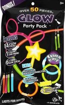 Party Pack Glow in the Dark, 50 Delig - Paars