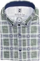 Desoto Heren Shirt korte mouwen Groen maat M