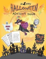 Happy Halloween Activity Book for Kids Ages 4-8