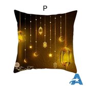 Ramadan en Eid-decoraties voor huis Kussenhoes 45x45 cm Style P