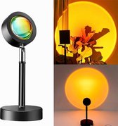 Sun lamp - Zon - sunset projection lamp - Sunset projector lamp - Zonsondergang lamp - tiktok - Sfeerlamp - tafellamp - golden hour lamp - zon lamp