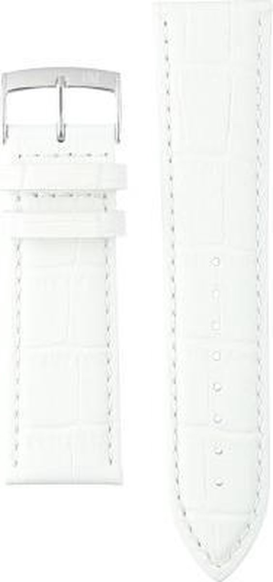 Morellato PMX017BOLLE IG Horlogebandje - Leer - Wit - 24 mm