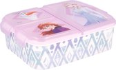 Disney Frozen Broodtrommel 3 vakjes - 18x13 cm - Brooddoos - Lunchbox