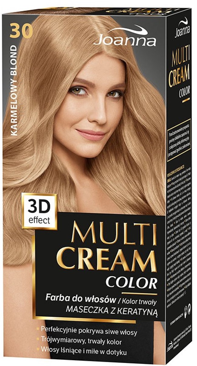 Joanna - Multi Cream Color Hair Dye 30 Caramel Blonde