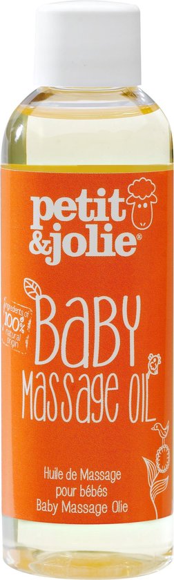 Petit & Jolie Baby Massage Olie - 100% natuurlijke huidverzorging - verzacht de huid