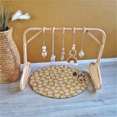 Rotan webbing speelboog / babygym