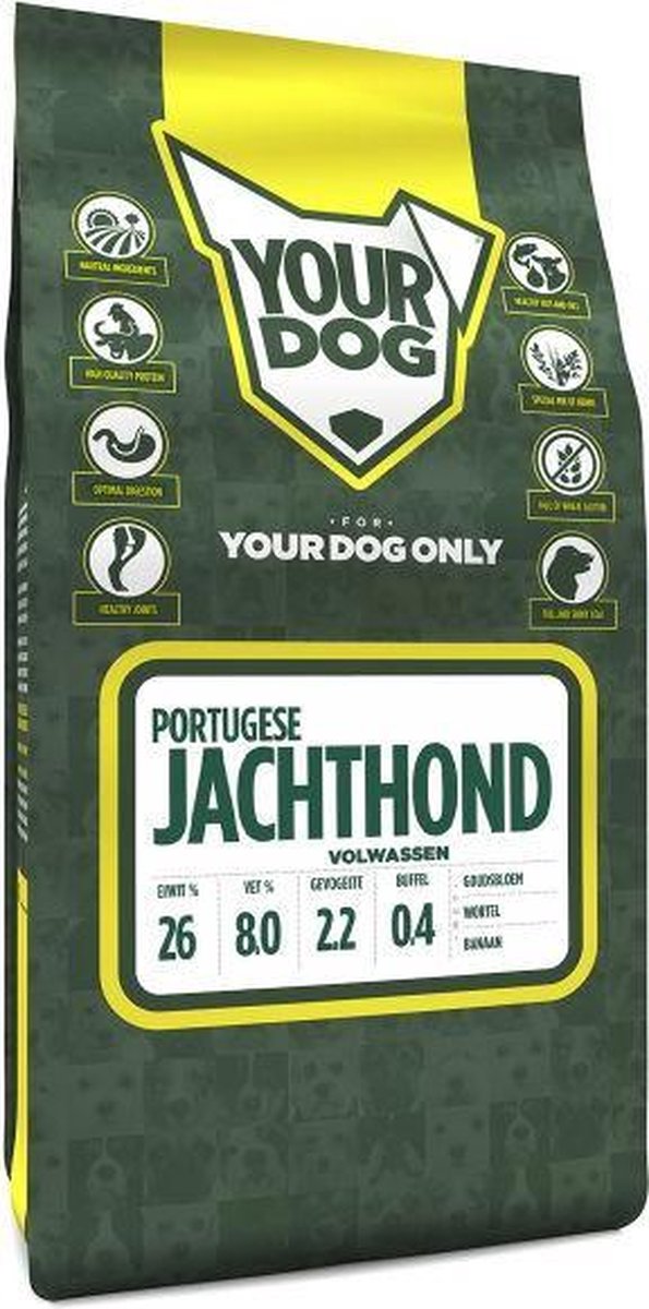Volwassen 3 kg Yourdog portugese jachthond hondenvoer