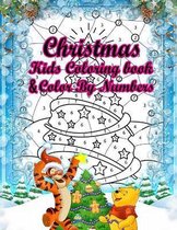 Christmas Kids Coloring Book & Kids Color By Numbers