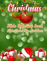 Christmas Kids Coloring Book Kids Color By Numbers