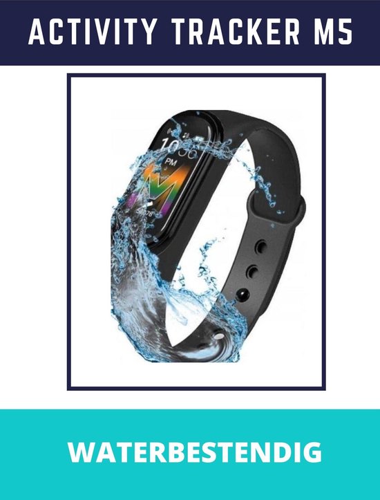 ZORIX®-Stappenteller - Smartwatch - Activity Tracker - Bloeddrukmeter - Hartslagmeter - Horloge - Heren - Dames - ZWART - Zorix