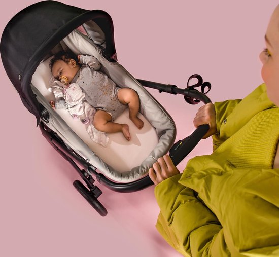 Hauck Saturn-pram Reiswieg Caviar / Stone van Hauck — afbeelding 2