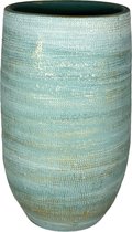 Tokio vaas aqua D22 x H40 cm - nieuwe collectie