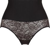 Maidenform Tame Your Tummy Brief Lace Vrouwen Corrigerend ondergoed - Black Lace - Maat XL