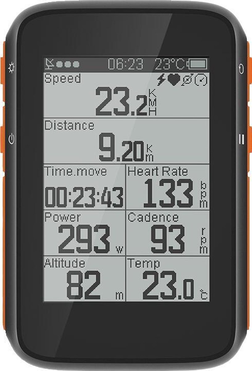 CooSpo Ordinateur de vélo GPS sans Fil Bluetooth 5.0 et Ant+