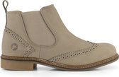 Travelin' Grenoble Nubuck - Leren Chelsea schoen - Dames enkellaars - Zand Beige Leer - Maat 42