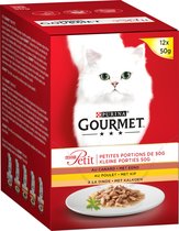 Gourmet Mon Petit Intense - kattenvoer natvoer - Gevogelte - 48 x 50 gr