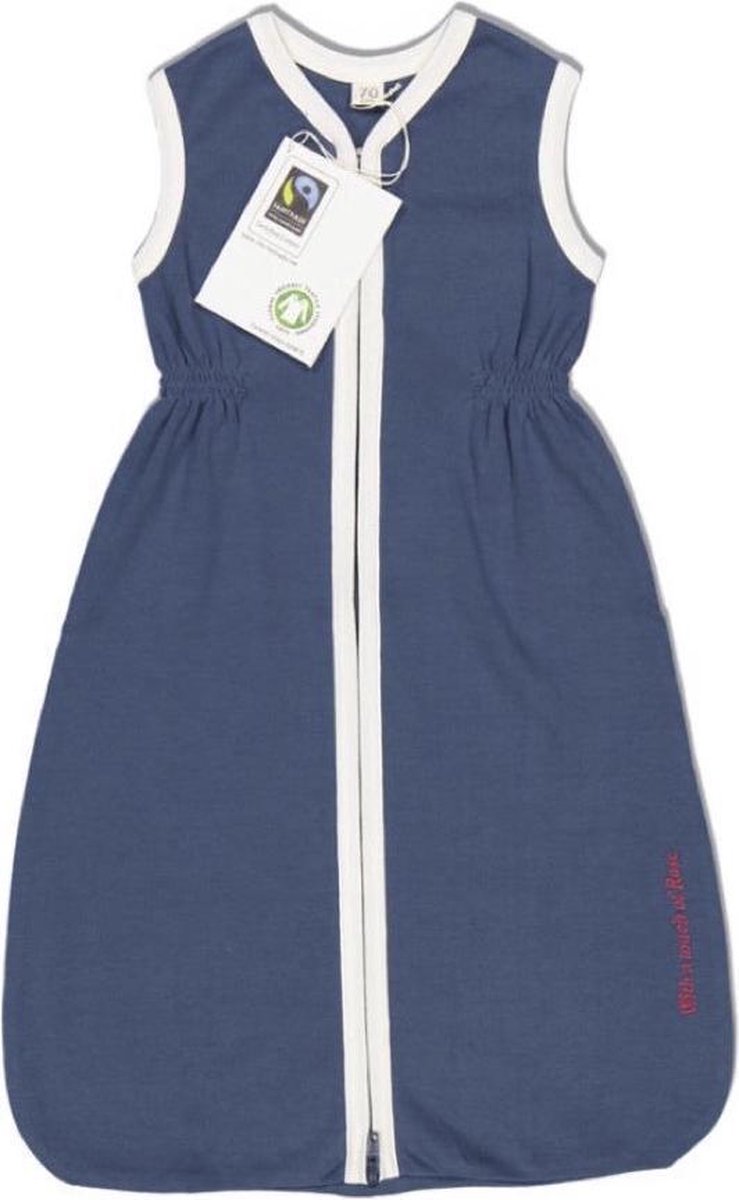 With a touch of Rose Slaapzak 110 cm – Navy - Vanaf 21 maanden - Biologisch katoen – Fairtrade