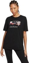 ZWART DAMES T-SHIRT NIKE - M