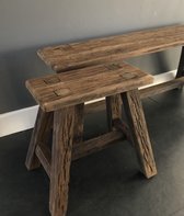 Krukje oud hout L - meubelen - hout - decoratie