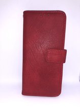 Samsung Galaxy S10 Luxury Wallet Case met pasjes (Rood)