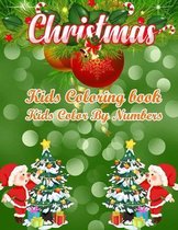 Christmas Kids Coloring Book Kids Color By Numbers