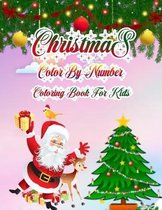 Christmas Color By Number Coloring Book For Kids