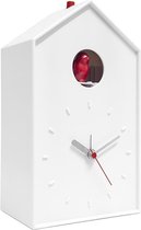 Cuckoo Alarm Clock Modern Wit Plastic Werkt op batterijen