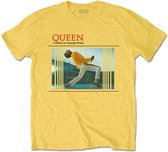 Queen Heren Tshirt -2XL- Break Free Geel