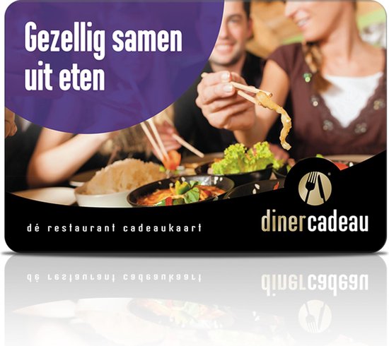 Gezellig samen uit eten 30,-