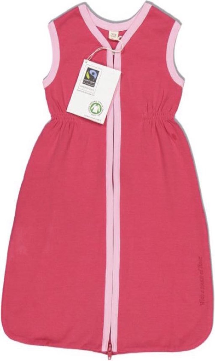 With a touch of Rose Slaapzak 110 cm – Fuchsia - Vanaf 21 maanden - Biologisch katoen – Fairtrade
