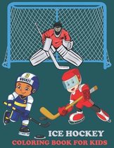 Ice Hockey Coloring Book for Kids