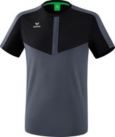 Erima Sportshirt - Maat S  - Mannen - zwart/grijs