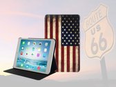 Bescherm Hoes voor deiPad Mini/Mini Retina/Mini 3, USA Book Case met vintage Amerikaanse vlag
