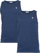 2-Pack Donnay Muscle shirt - Tanktop - Sportshirt - Heren - maat M - Navy (010)