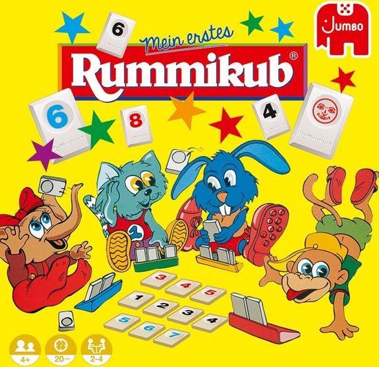 Thumbnail van een extra afbeelding van het spel Rummikub Mein erstes Bordspel Tile-based