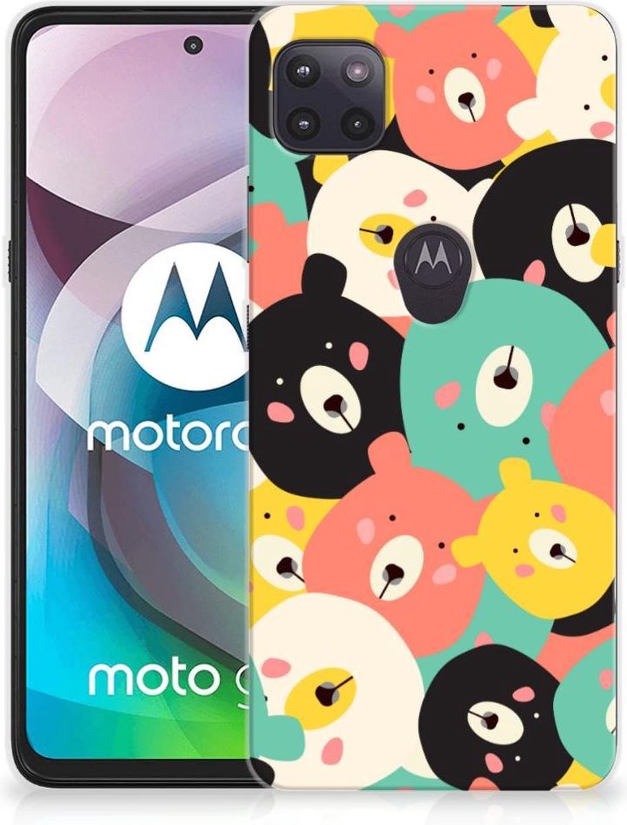 Motorola Moto G 5G Telefoonhoesje met Naam Bears