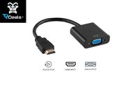 TR Deals® HDMI naar VGA adapter 1080p HD Kwaliteit HDMI VGA kabel HDMI to VGA Cable