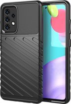 Samsung Galaxy A52 5G Hoesje - Schokbestendige TPU back cover - Zwart