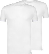 RJ Bodywear T-shirt Lisbon Ronde Hals 2pack Wit Mannen Maat - S