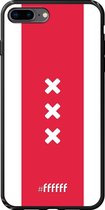 iPhone 7 Plus Hoesje TPU Case - AFC Ajax Amsterdam1 #ffffff