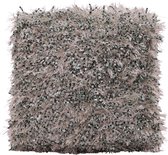 Myroundie - sierkussen - kussen - 45x45 cm - zilvergrijs groen - fluf 3