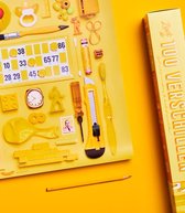 Stratier XL Spelposter – Zoek de 100 verschillen – geel – spel